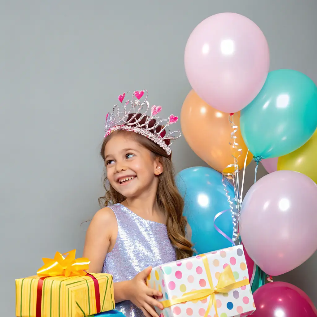 Animated Birthday Girl Virtual Card
